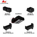 100watt 180 degrés réglable bras de la lampe LED Shoe Box Parking Lot de lumière pour les acheteurs parking lumière avec 1060 Matériel en aluminium